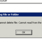 Can’t delete a file in Windows XP? Here’s the simple way to delete the file and remove the access denied error.