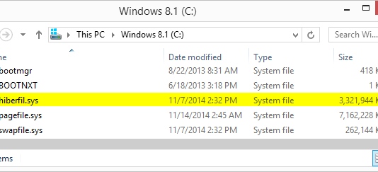 Hiberfil.sys – how to safely delete hiberfil.sys or use it on Windows XP.