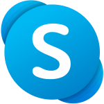 Skype 5 – free VOIP, Video and Internet Phone Call Software Skype Logo