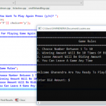 C++ Program Casino Game