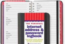 The Top Password Organizer Books of 2019 Password Manager Logbooks
