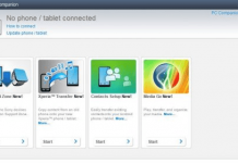Sony Xperia PC Companion Sony PC Companion Screenshot